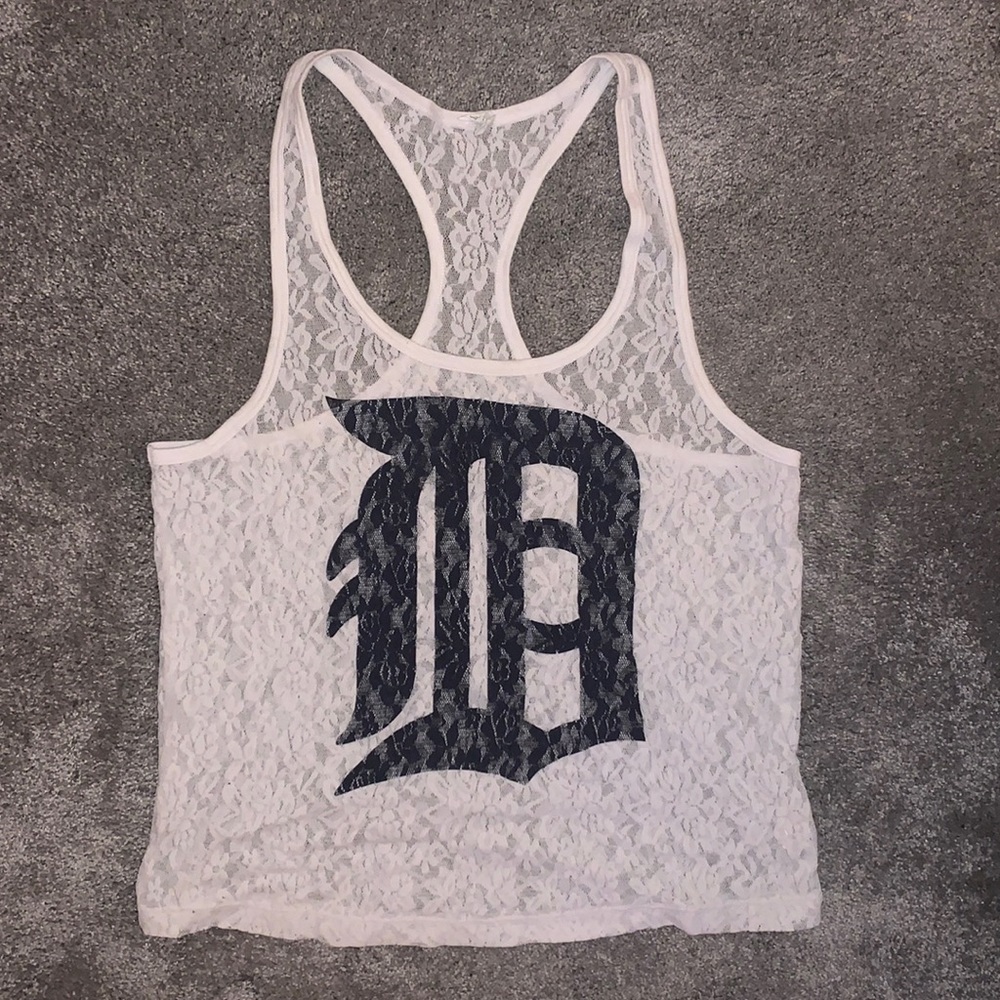 VS Pink: Detroit Tigers Lacy Tank